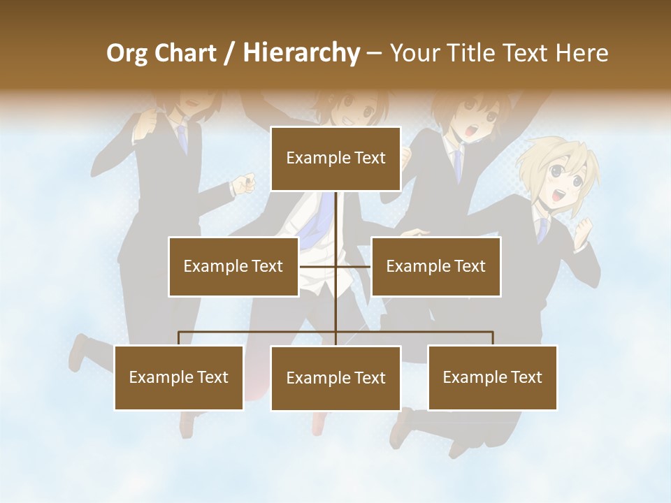 A Group Of People Jumping In The Air PowerPoint Template