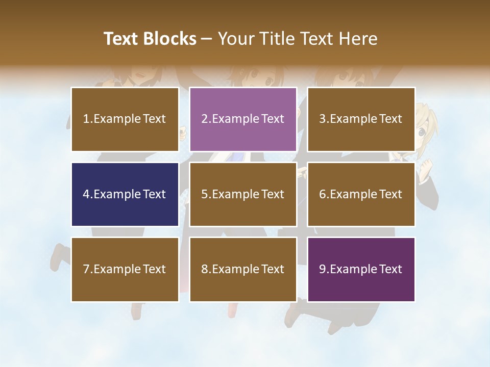 A Group Of People Jumping In The Air PowerPoint Template