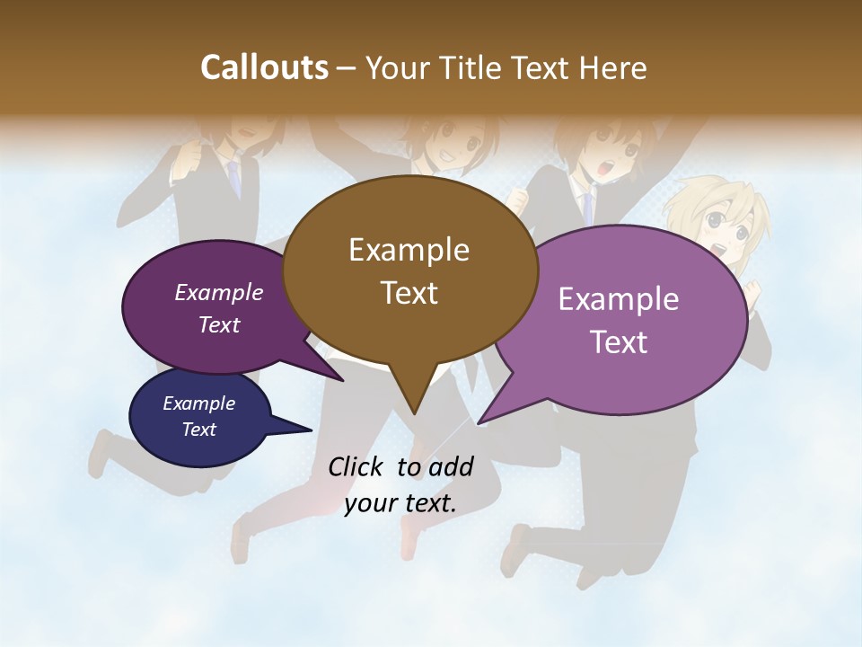 A Group Of People Jumping In The Air PowerPoint Template