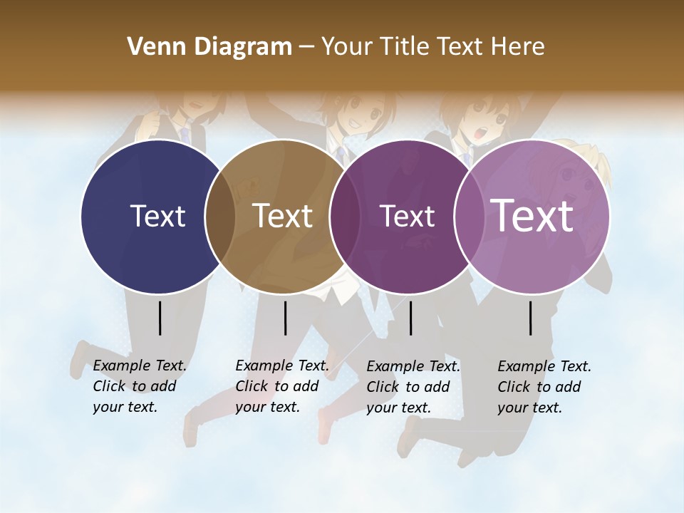 A Group Of People Jumping In The Air PowerPoint Template