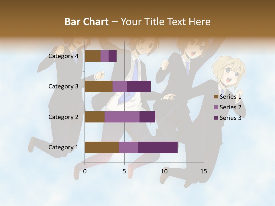 A Group Of People Jumping In The Air PowerPoint Template