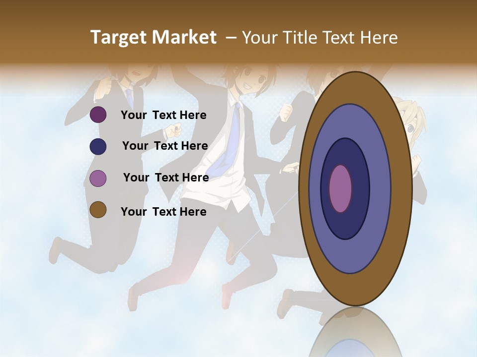 A Group Of People Jumping In The Air PowerPoint Template