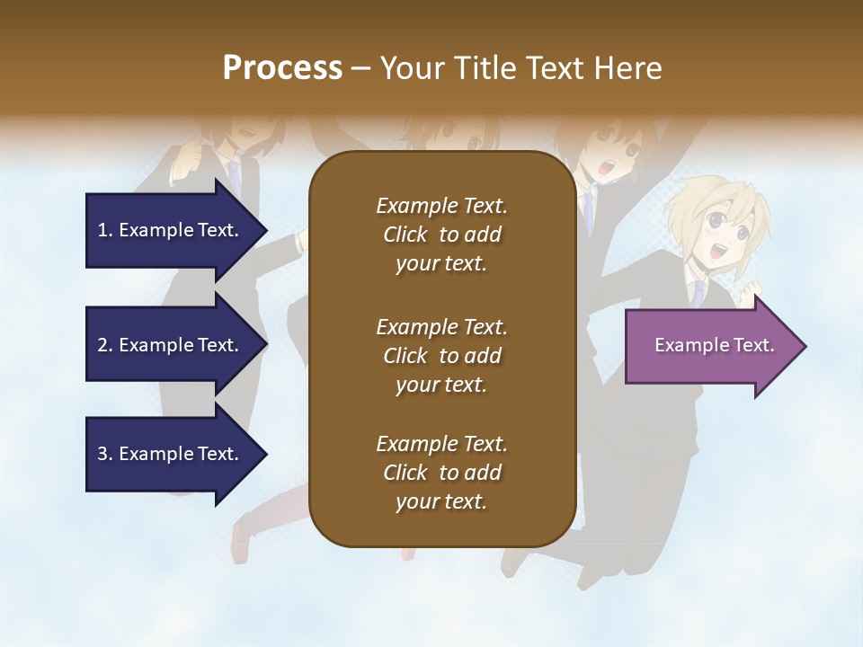 A Group Of People Jumping In The Air PowerPoint Template