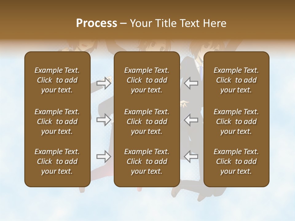 A Group Of People Jumping In The Air PowerPoint Template