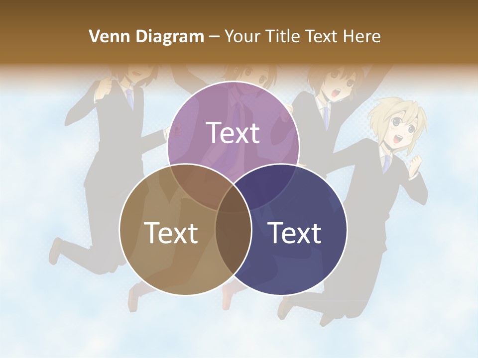 A Group Of People Jumping In The Air PowerPoint Template