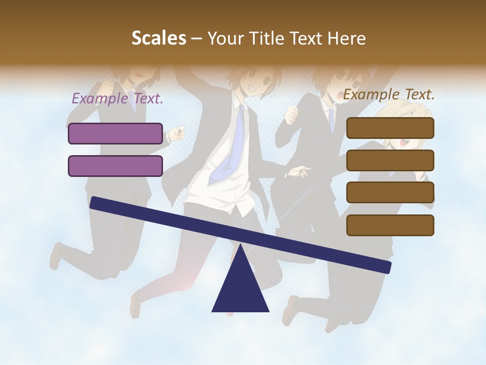 A Group Of People Jumping In The Air PowerPoint Template