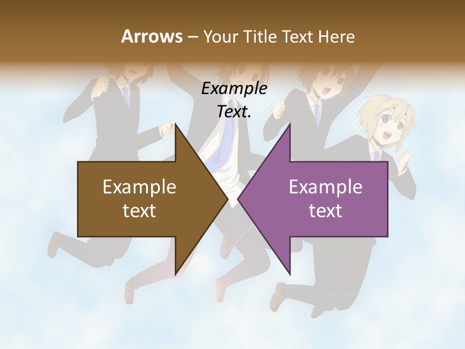 A Group Of People Jumping In The Air PowerPoint Template