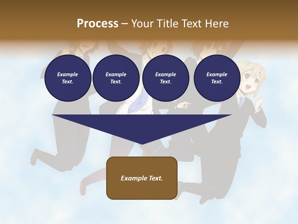 A Group Of People Jumping In The Air PowerPoint Template