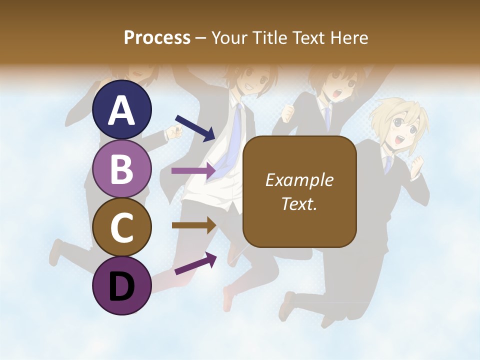 A Group Of People Jumping In The Air PowerPoint Template