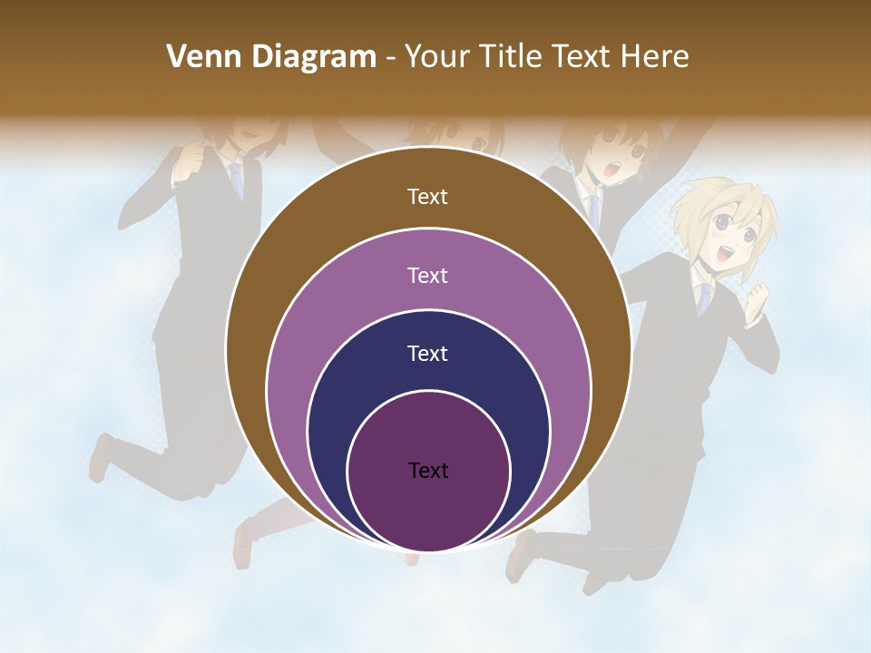 A Group Of People Jumping In The Air PowerPoint Template