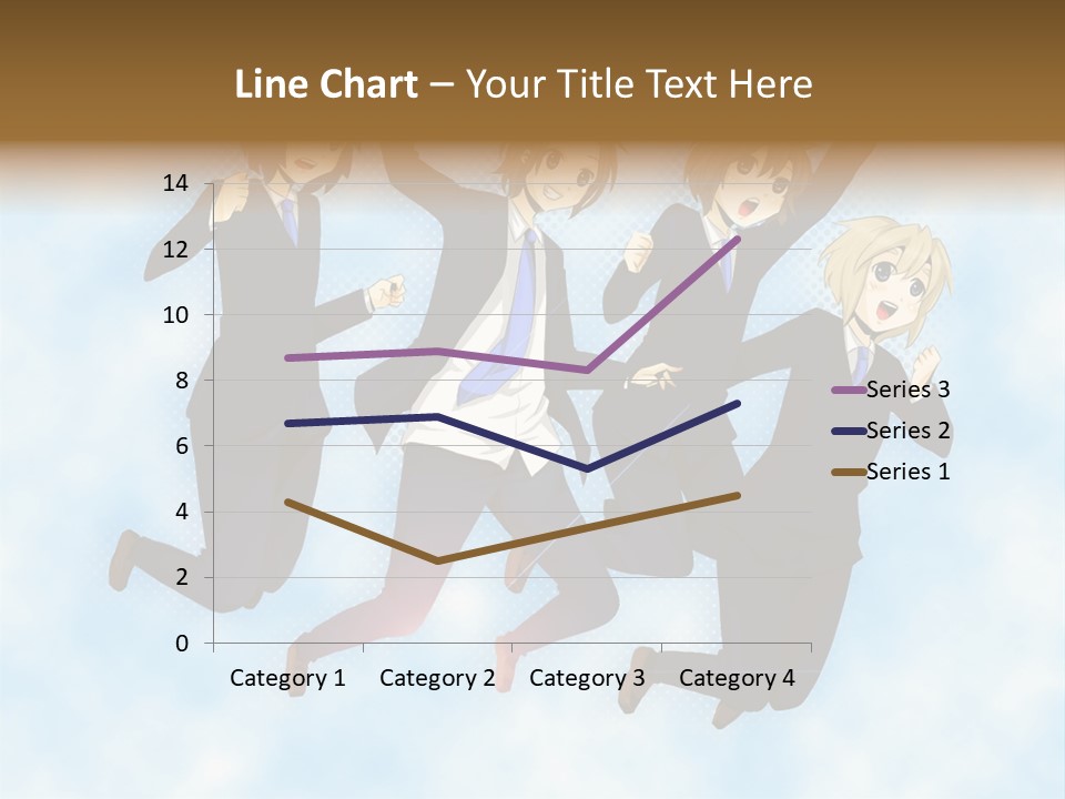 A Group Of People Jumping In The Air PowerPoint Template