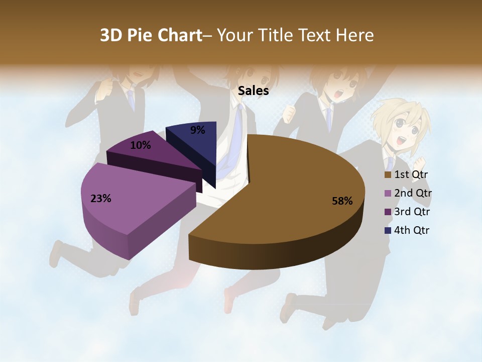 A Group Of People Jumping In The Air PowerPoint Template