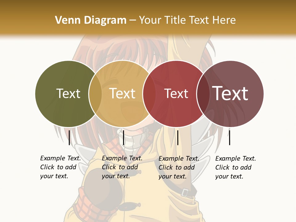 A Girl In A Trench Coat Holding A Glove PowerPoint Template