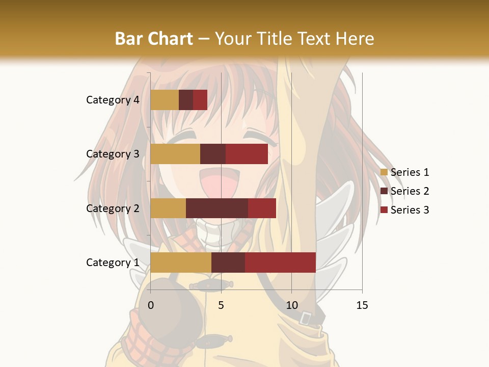 A Girl In A Trench Coat Holding A Glove PowerPoint Template