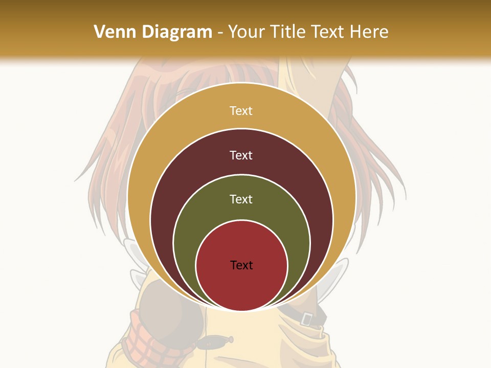 A Girl In A Trench Coat Holding A Glove PowerPoint Template