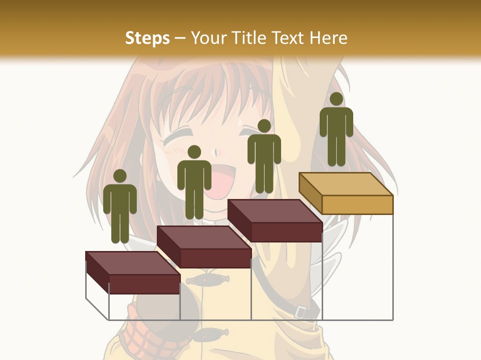 A Girl In A Trench Coat Holding A Glove PowerPoint Template