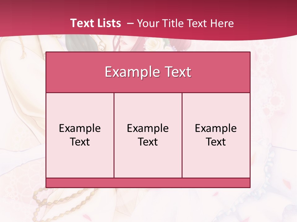 A Couple Of Anime Characters Hugging In Front Of A Pink Background PowerPoint Template