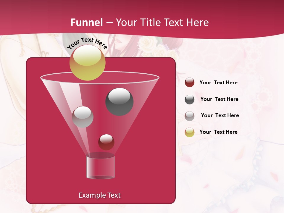 A Couple Of Anime Characters Hugging In Front Of A Pink Background PowerPoint Template