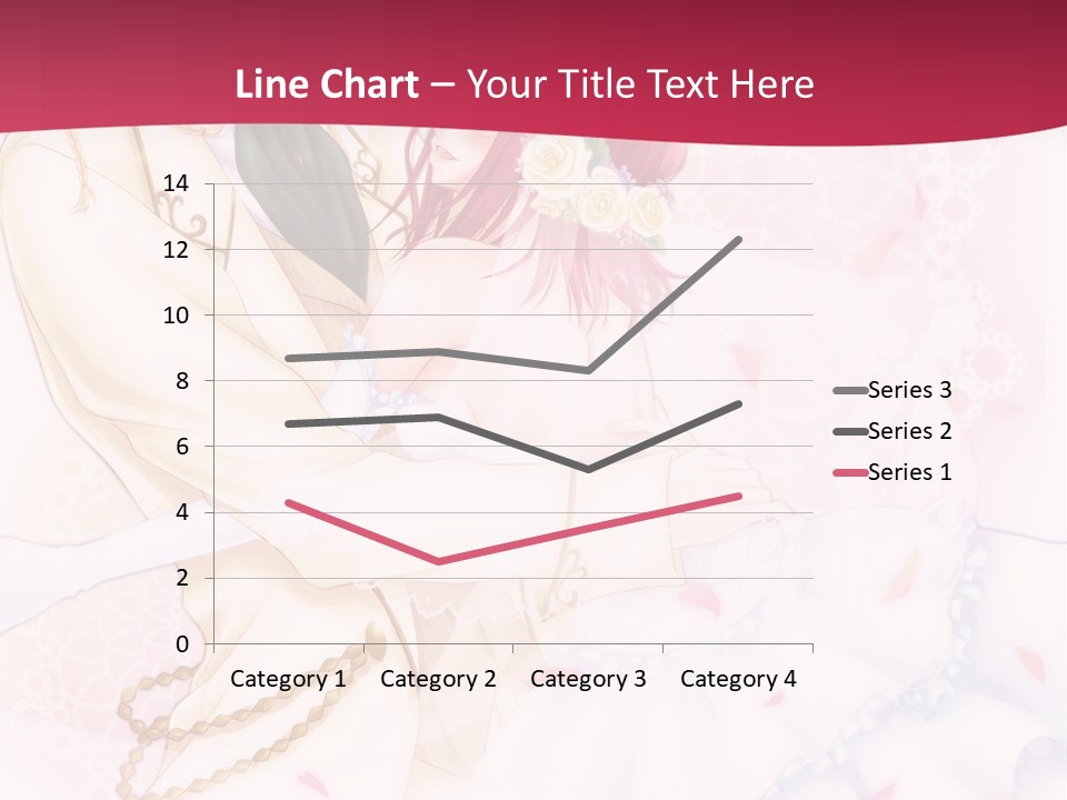 A Couple Of Anime Characters Hugging In Front Of A Pink Background PowerPoint Template
