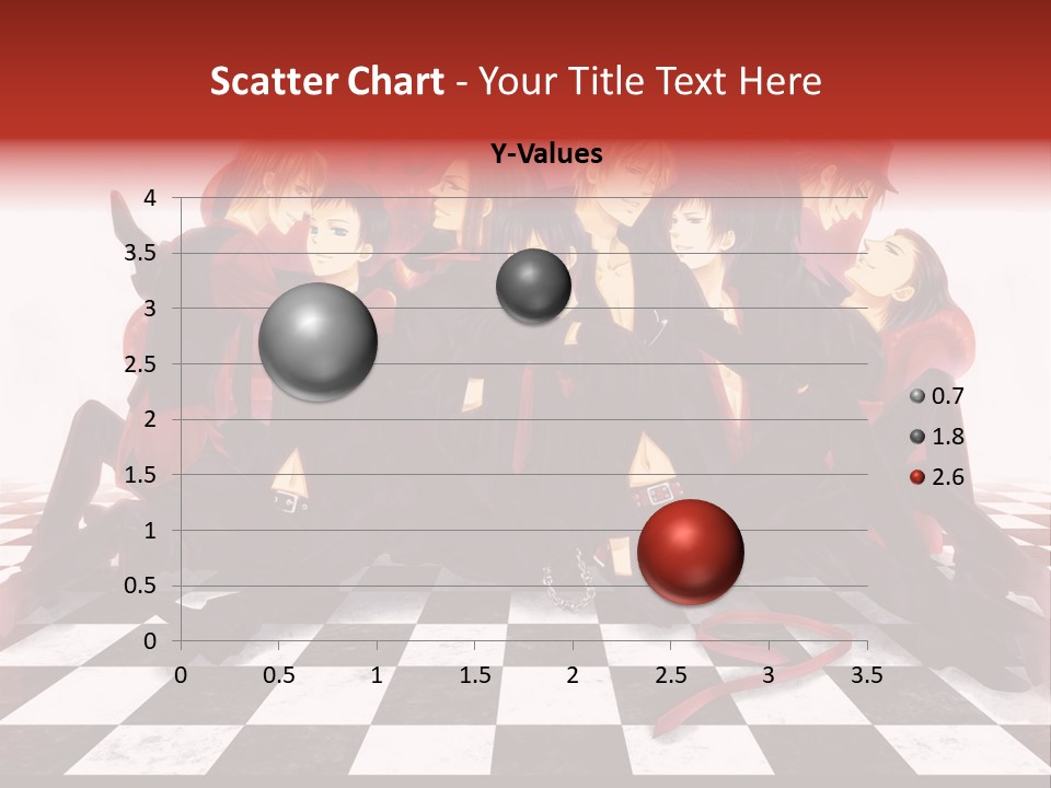 A Group Of People Sitting On Top Of A Checkered Floor PowerPoint Template
