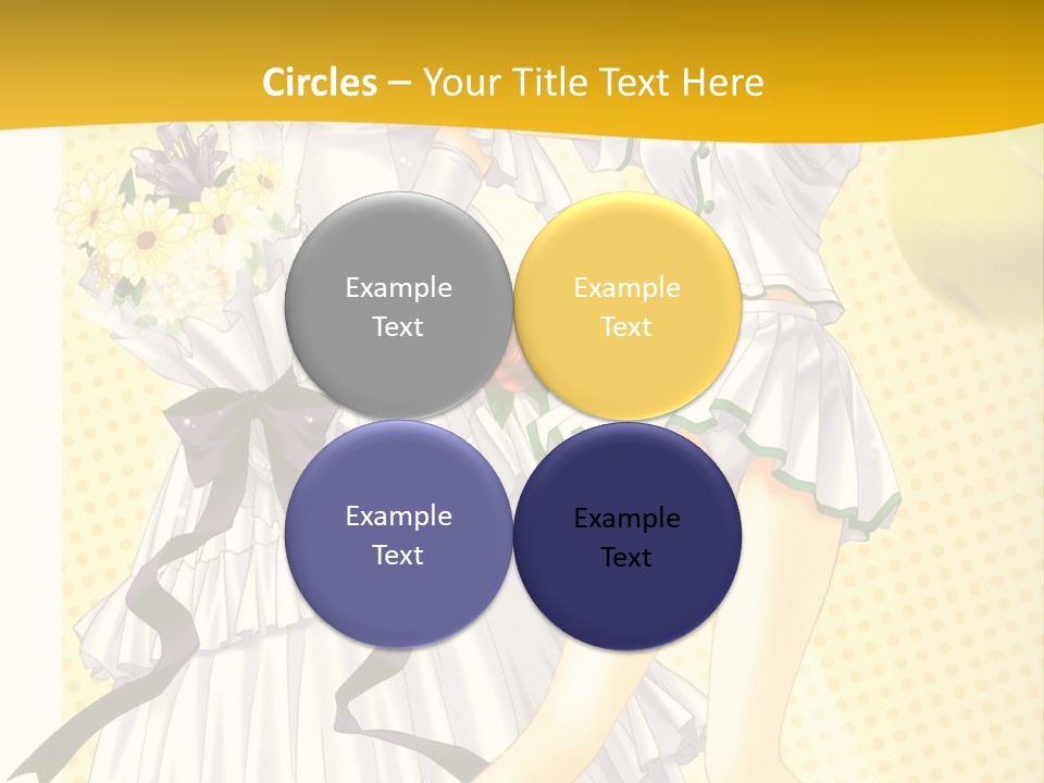 A Woman In A White Dress Holding A Tennis Racket PowerPoint Template