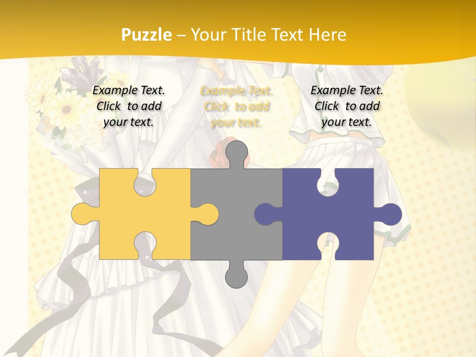 A Woman In A White Dress Holding A Tennis Racket PowerPoint Template