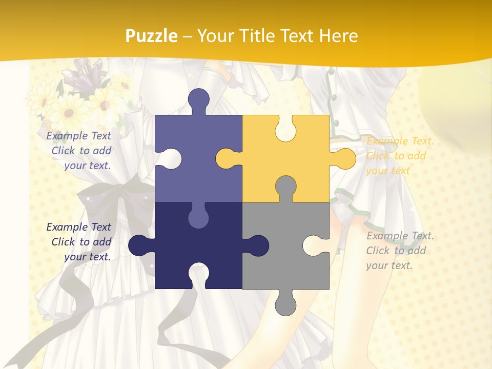 A Woman In A White Dress Holding A Tennis Racket PowerPoint Template