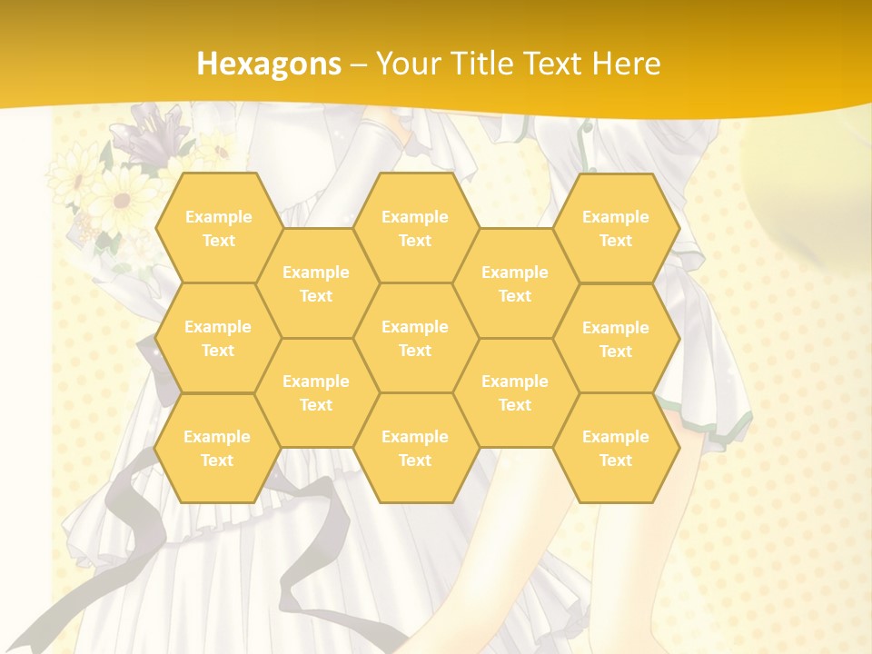 A Woman In A White Dress Holding A Tennis Racket PowerPoint Template