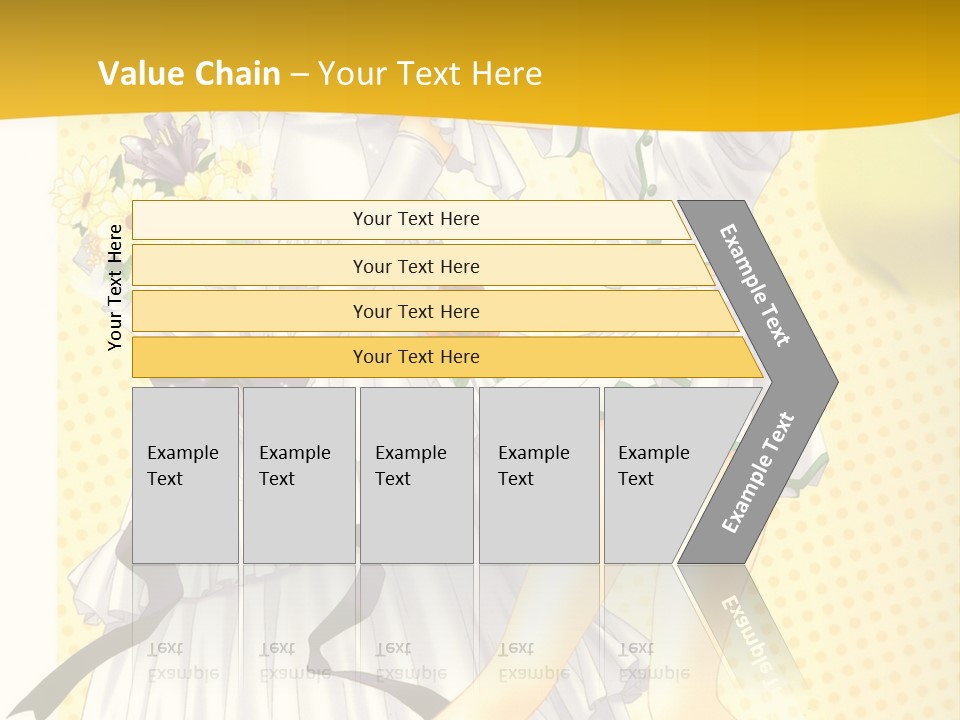 A Woman In A White Dress Holding A Tennis Racket PowerPoint Template
