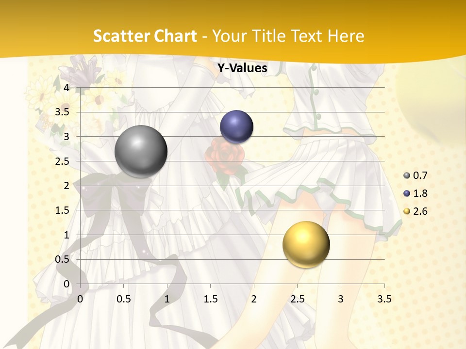 A Woman In A White Dress Holding A Tennis Racket PowerPoint Template