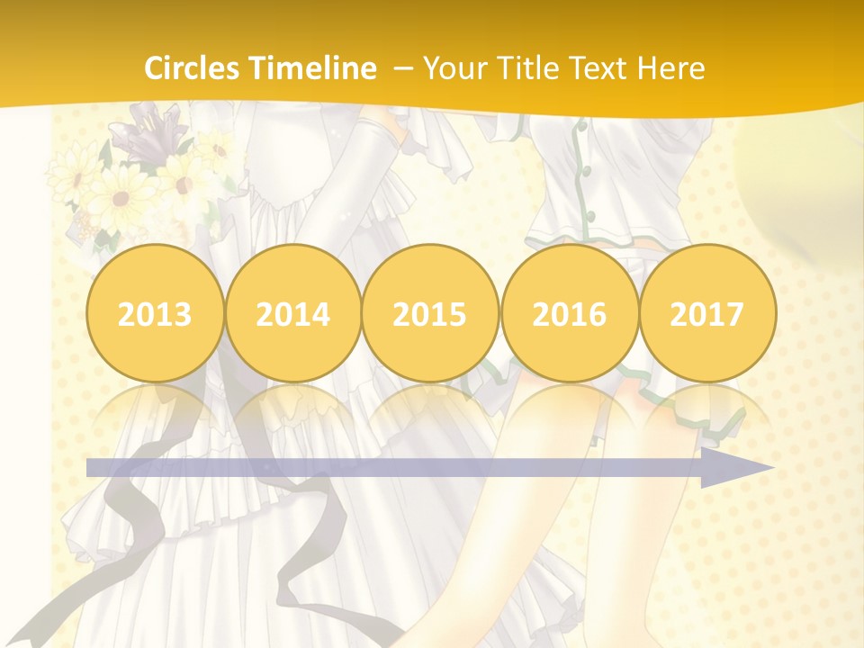 A Woman In A White Dress Holding A Tennis Racket PowerPoint Template