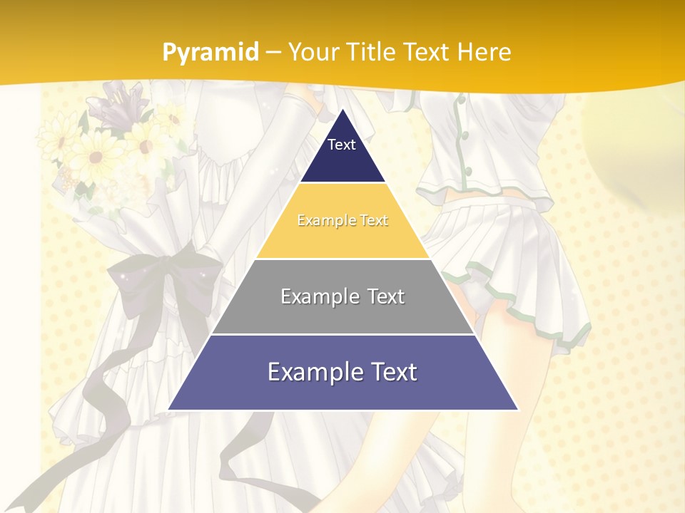 A Woman In A White Dress Holding A Tennis Racket PowerPoint Template