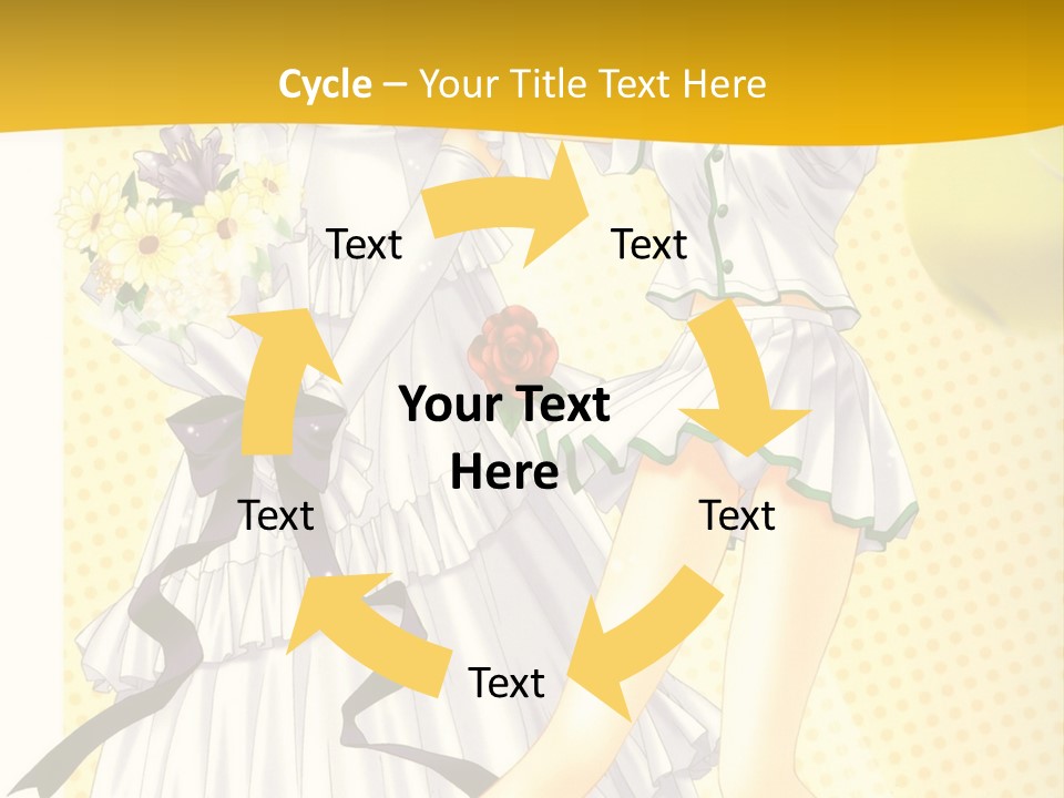 A Woman In A White Dress Holding A Tennis Racket PowerPoint Template