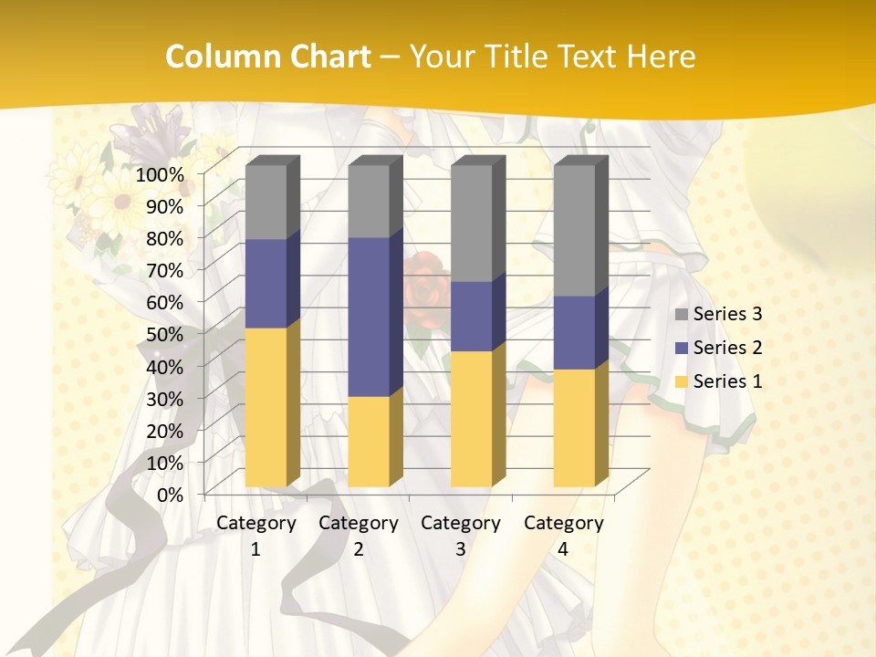 A Woman In A White Dress Holding A Tennis Racket PowerPoint Template