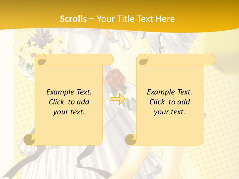 A Woman In A White Dress Holding A Tennis Racket PowerPoint Template