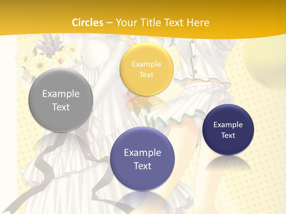 A Woman In A White Dress Holding A Tennis Racket PowerPoint Template