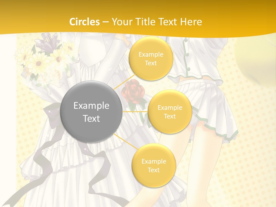 A Woman In A White Dress Holding A Tennis Racket PowerPoint Template