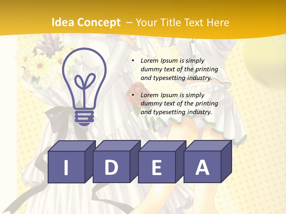 A Woman In A White Dress Holding A Tennis Racket PowerPoint Template