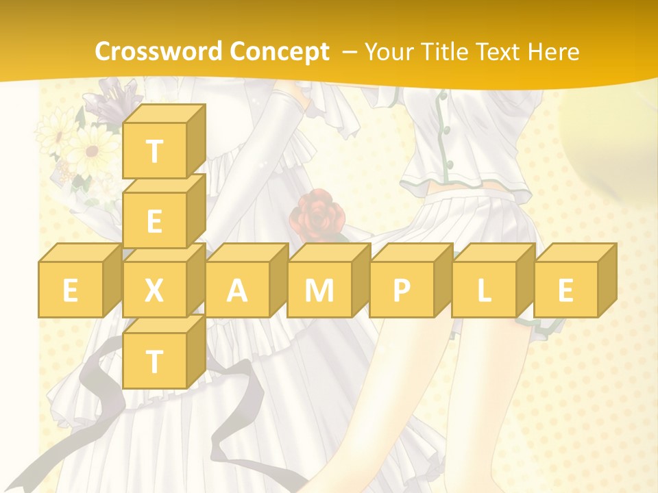 A Woman In A White Dress Holding A Tennis Racket PowerPoint Template