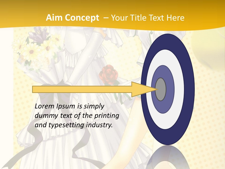 A Woman In A White Dress Holding A Tennis Racket PowerPoint Template