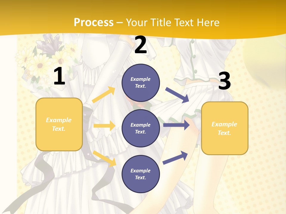 A Woman In A White Dress Holding A Tennis Racket PowerPoint Template
