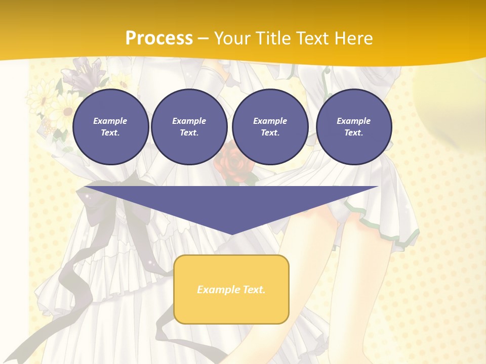 A Woman In A White Dress Holding A Tennis Racket PowerPoint Template