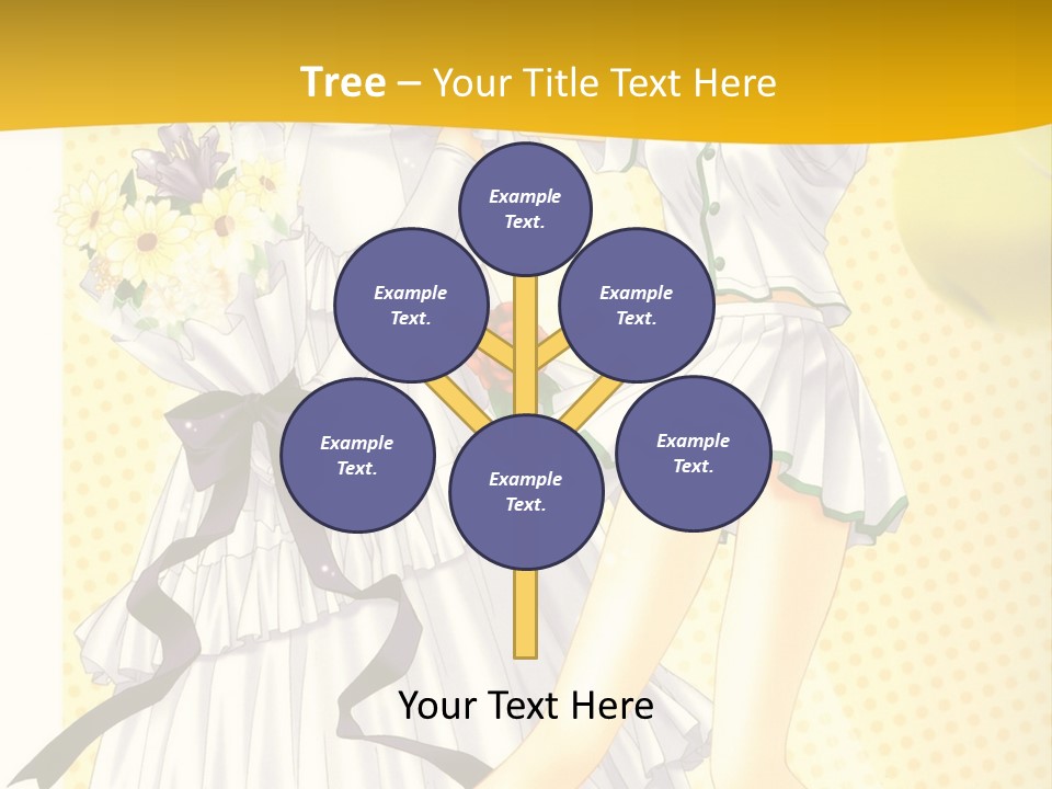 A Woman In A White Dress Holding A Tennis Racket PowerPoint Template