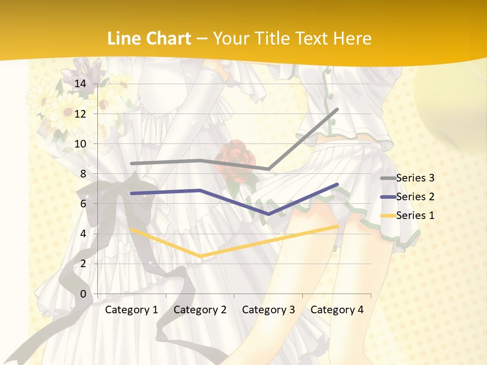 A Woman In A White Dress Holding A Tennis Racket PowerPoint Template