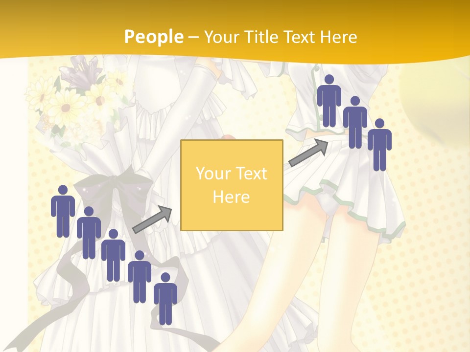 A Woman In A White Dress Holding A Tennis Racket PowerPoint Template