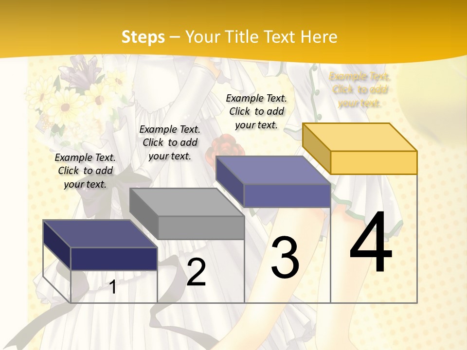 A Woman In A White Dress Holding A Tennis Racket PowerPoint Template