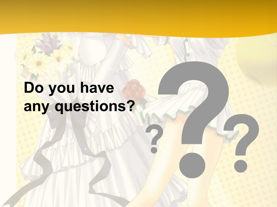 A Woman In A White Dress Holding A Tennis Racket PowerPoint Template