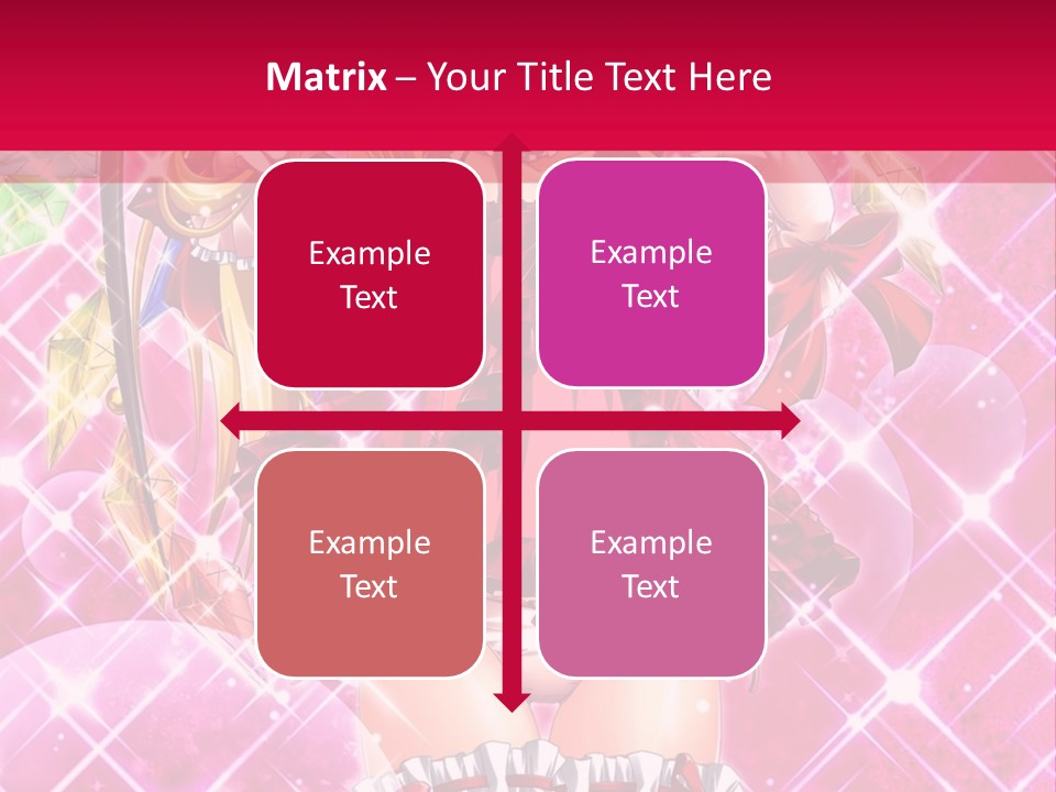 A Girl In A Pink Dress With A Hat On Her Head PowerPoint Template