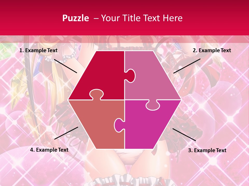 A Girl In A Pink Dress With A Hat On Her Head PowerPoint Template