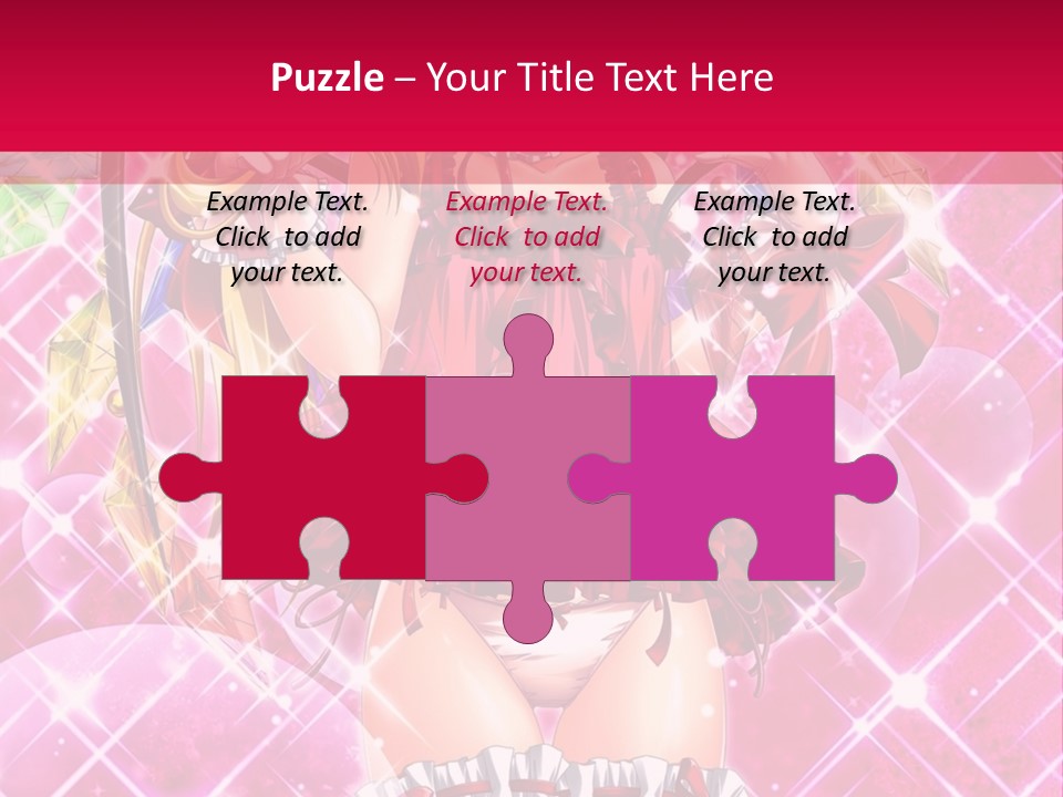 A Girl In A Pink Dress With A Hat On Her Head PowerPoint Template